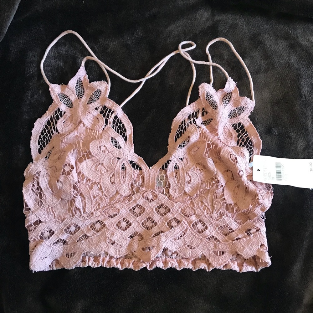 ⛔️SOLD⛔️ Free People Adella Bralette in Rose